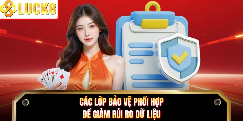 Các lớp bảo vệ phối hợp để giảm rủi ro dữ liệu